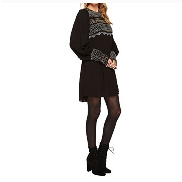 Free People Late Night Picnic Smock Dress - Picture 4 of 8